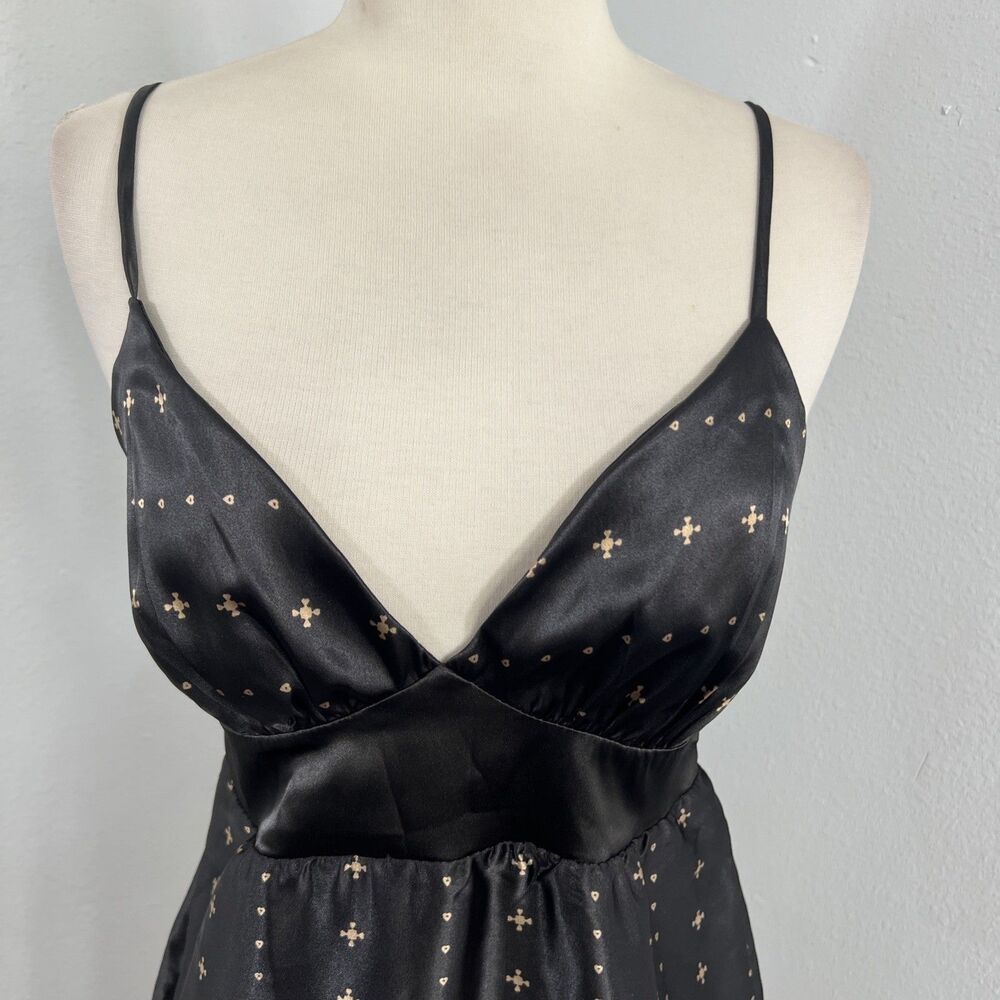 XX3‎ Mini Dress Womens S Black Floral Babydoll - Picture 2 of 11